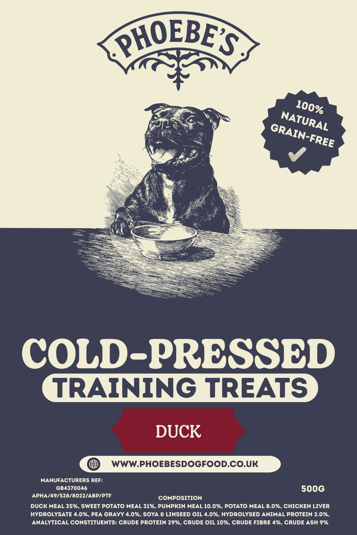 Duck Training Treats 500g